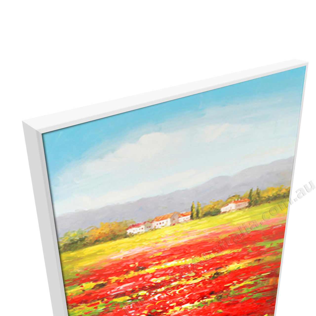 White Floating Frame