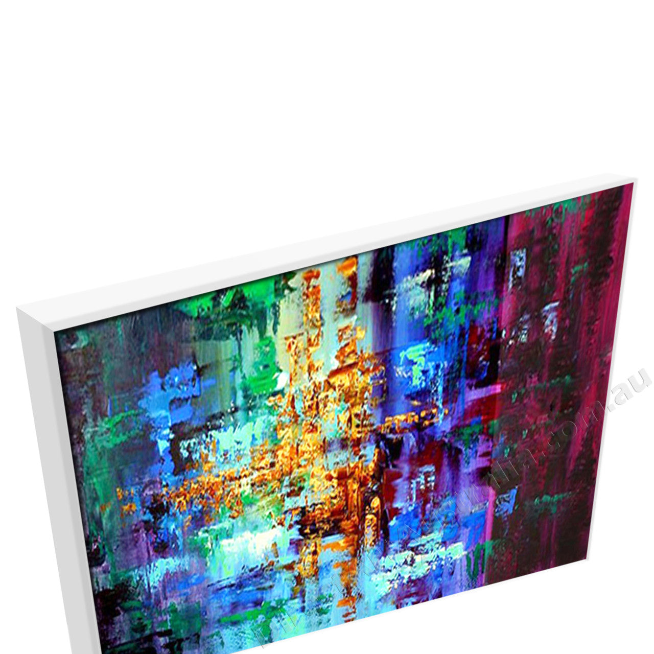 White Floating Frame