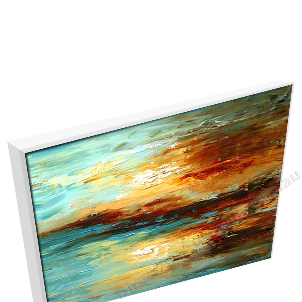 White Floating Frame