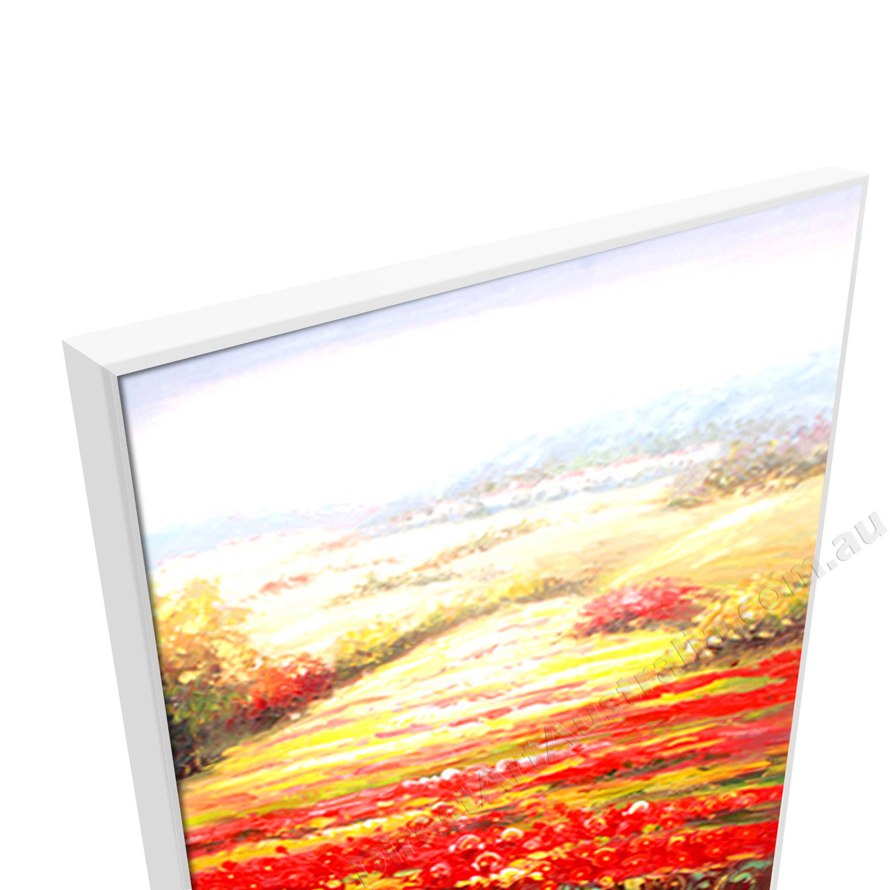 White Floating Frame