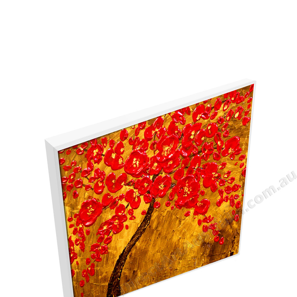 White Floating Frame