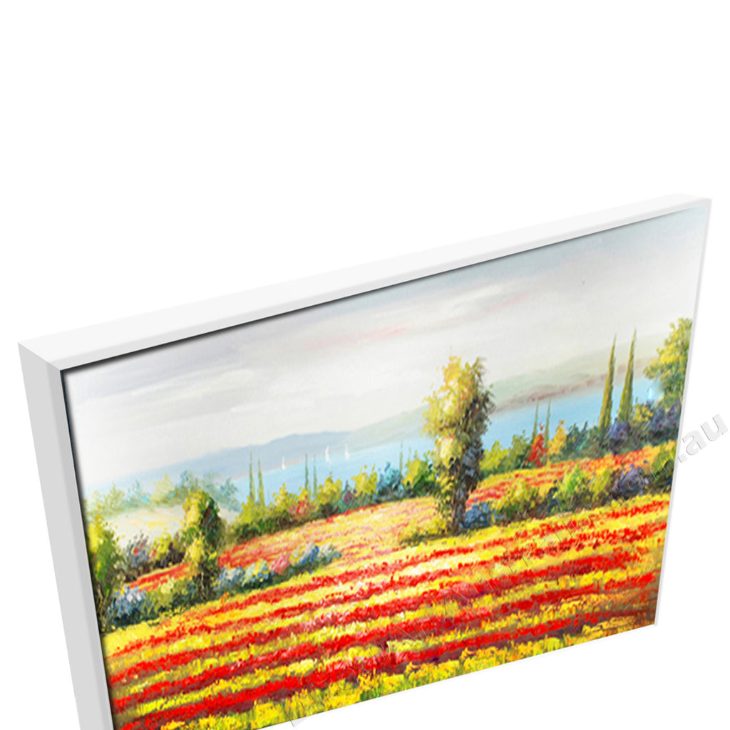 White Floating Frame