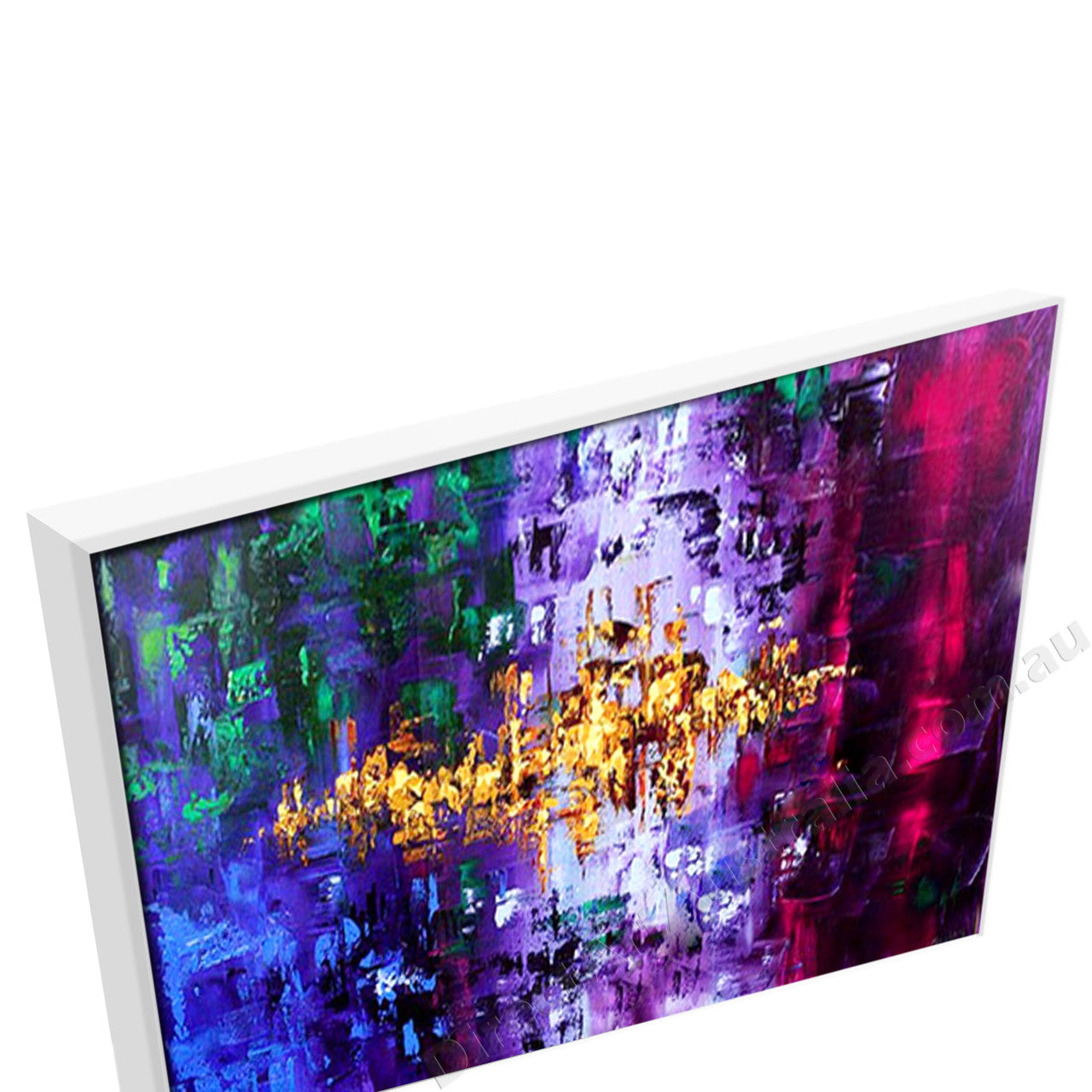 White Floating Frame