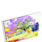White Floating Frame