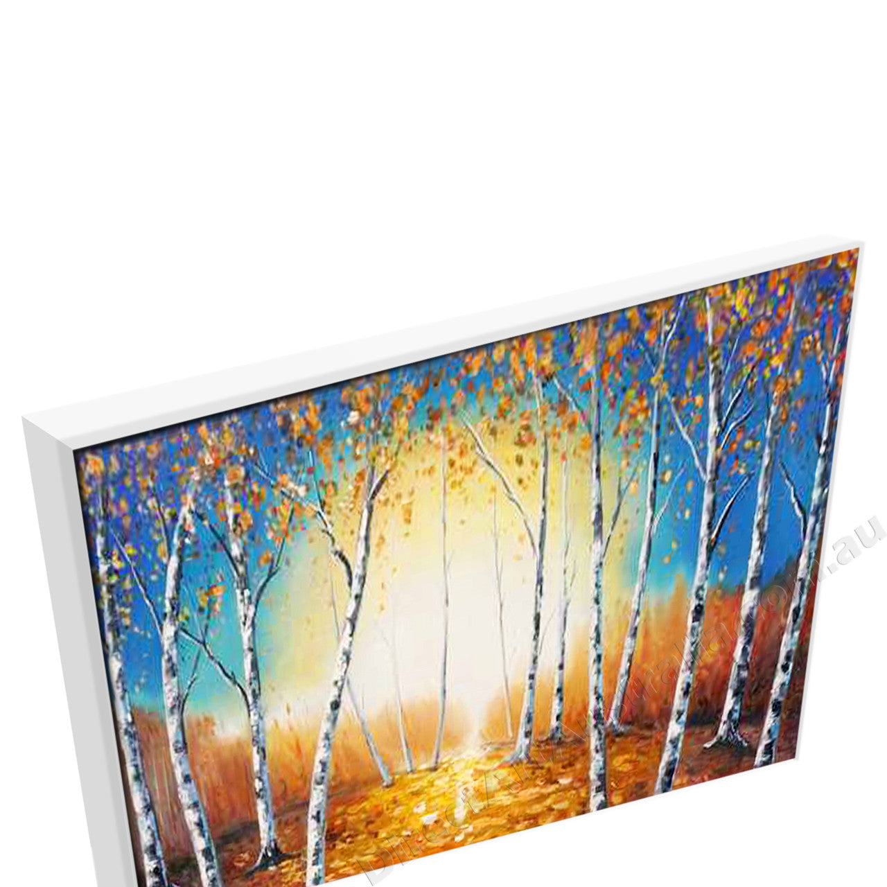 White Floating Frame