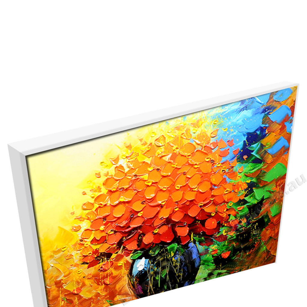 White Floating Frame