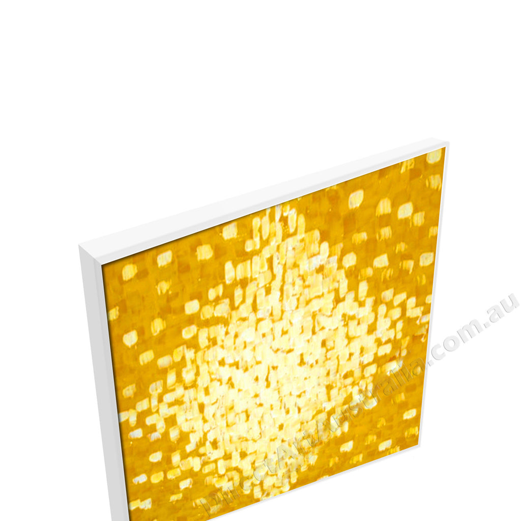 White Floating Frame