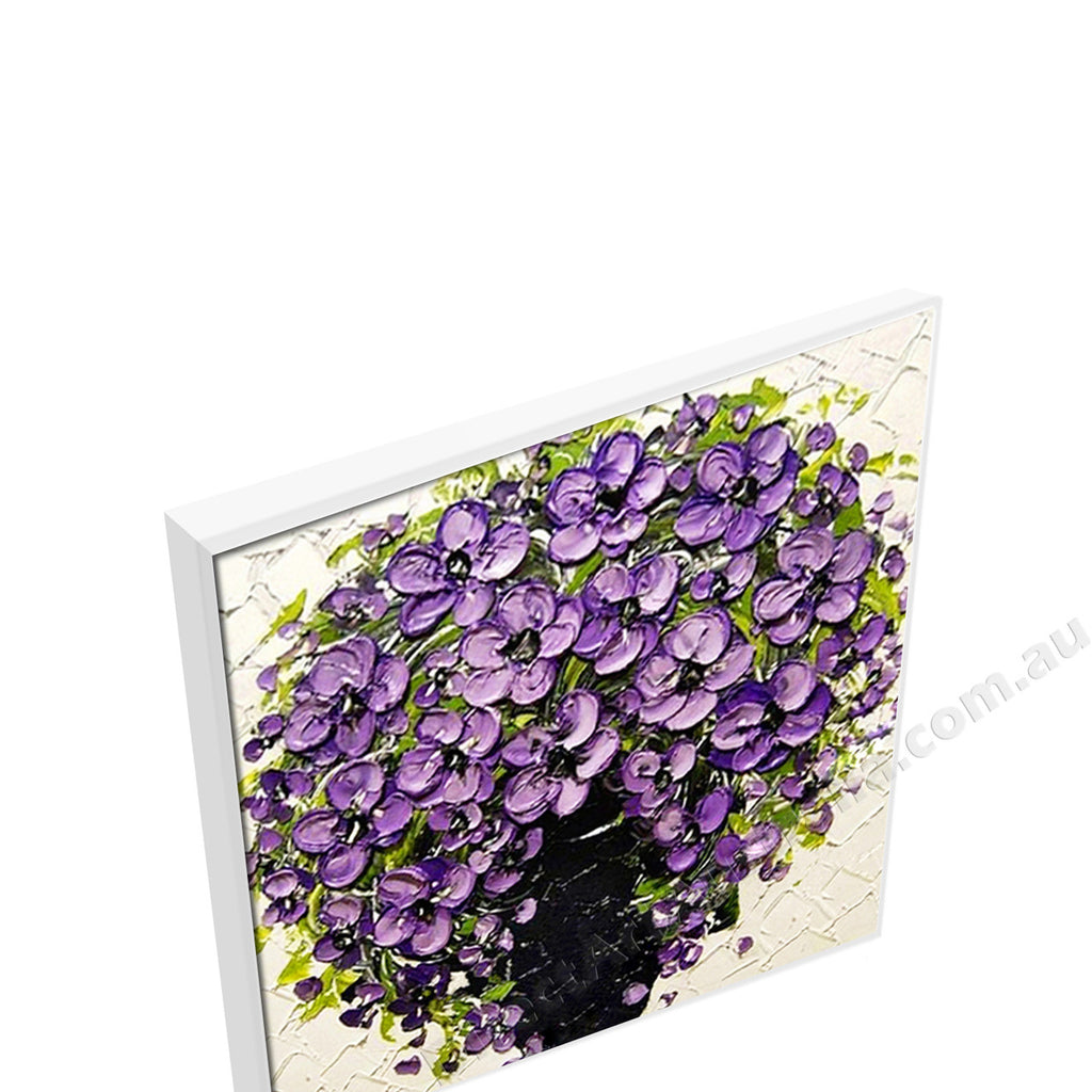 White Floating Frame