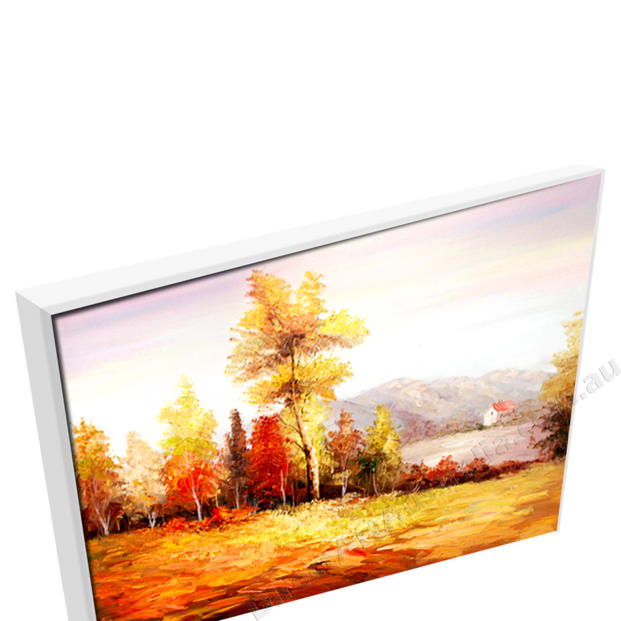 White Floating Frame