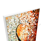 White Floating Frame