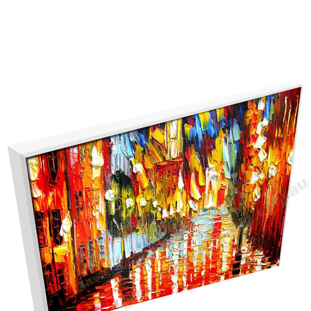 White Floating Frame