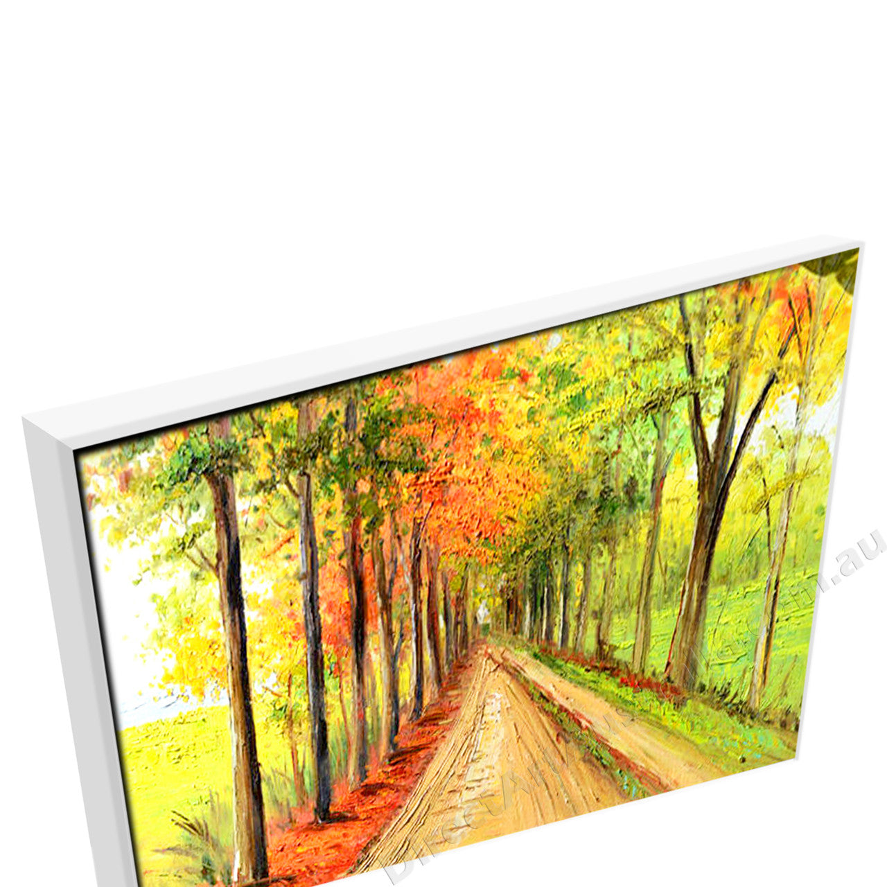 White Floating Frame