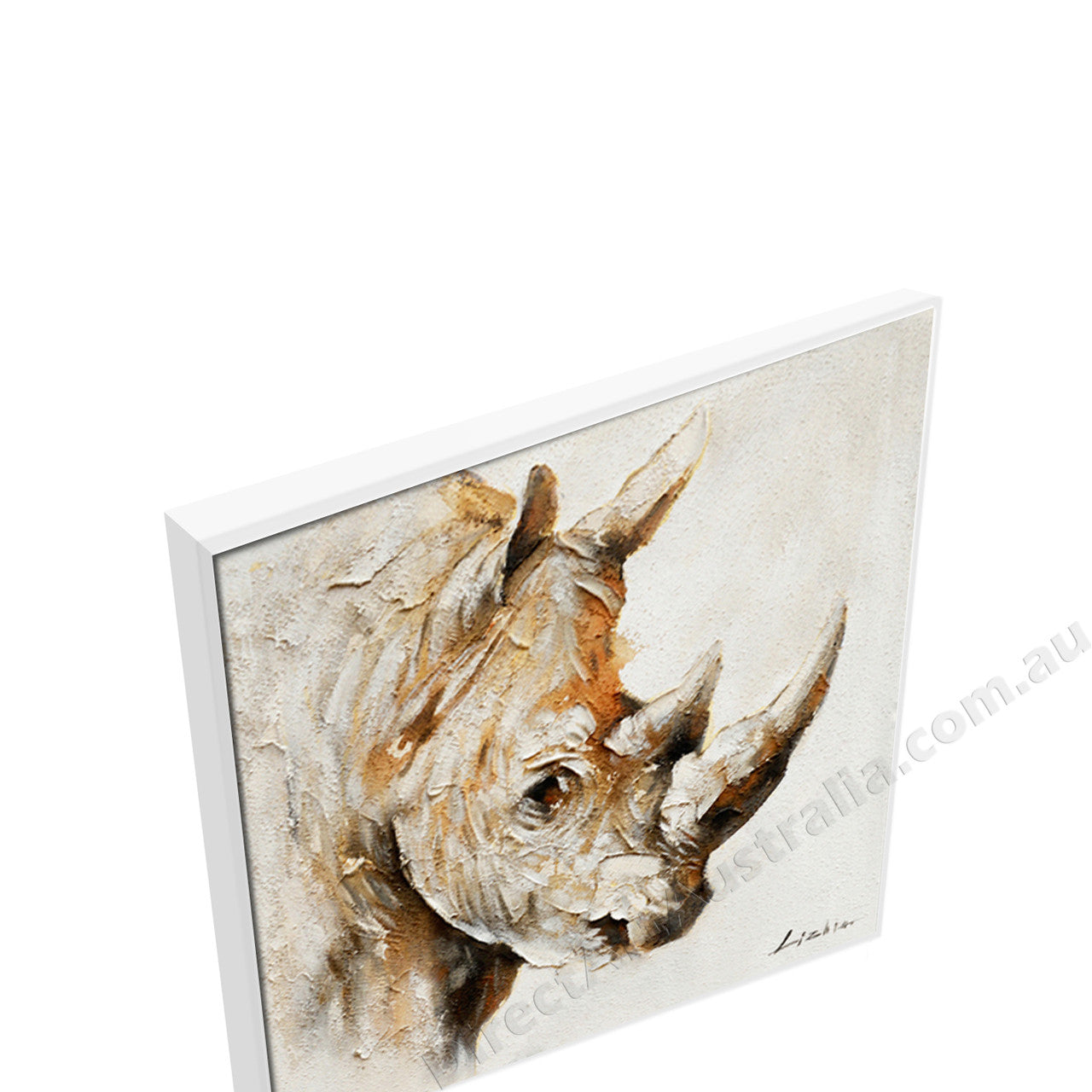 White Floating Frame