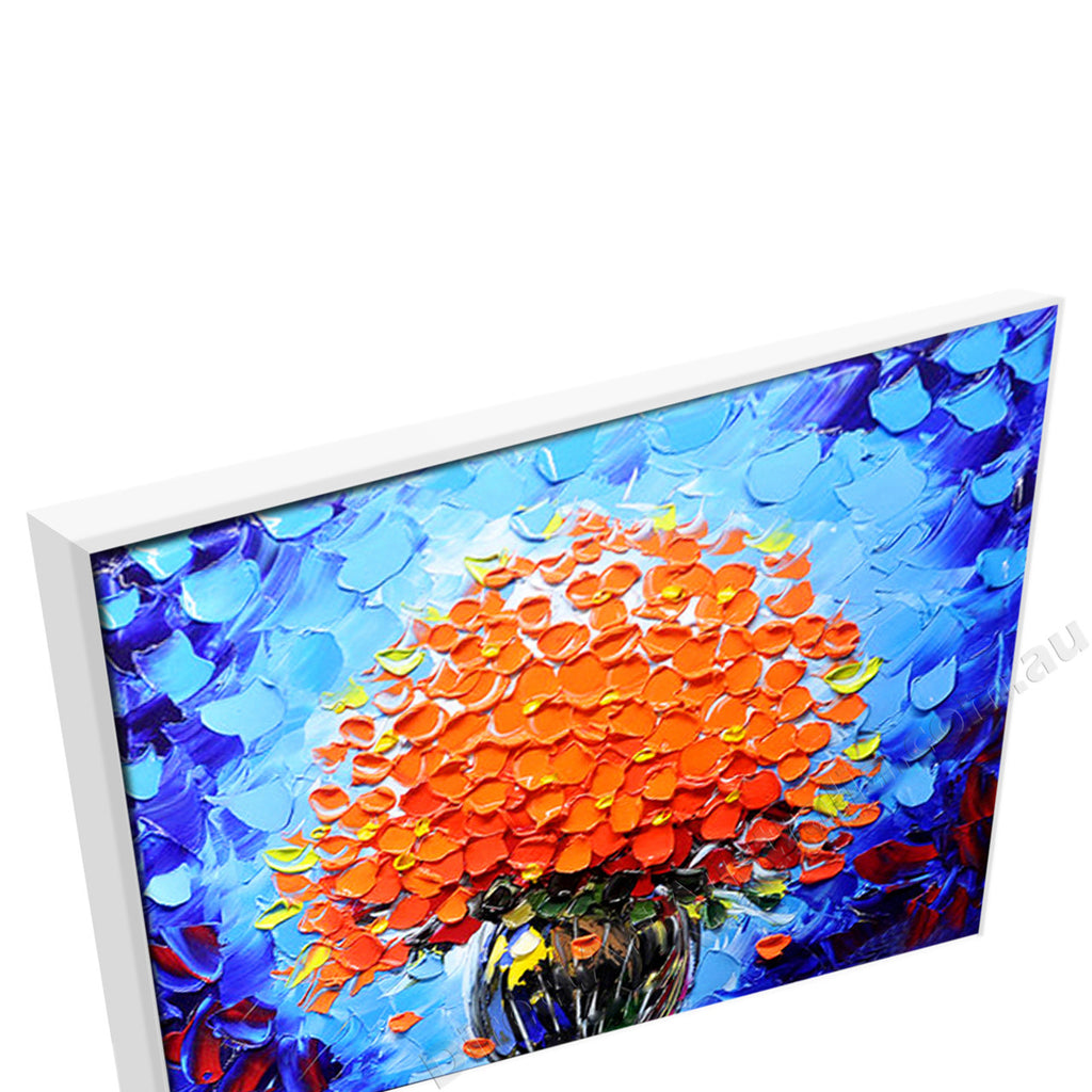 White Floating Frame