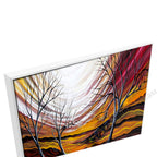 White Floating Frame