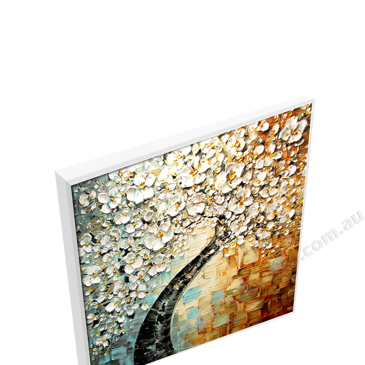 White Floating Frame