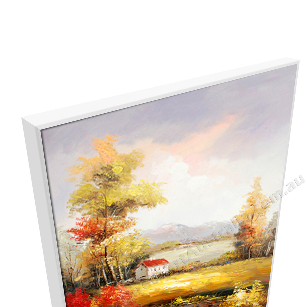 White Floating Frame