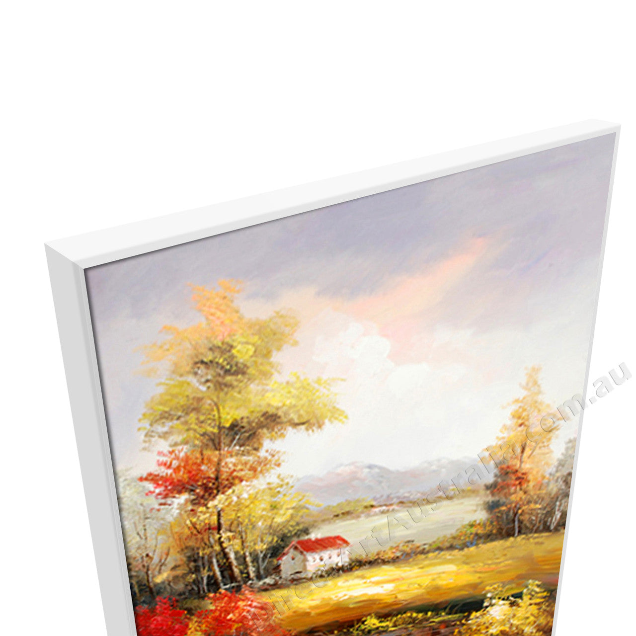 White Floating Frame