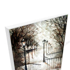 White Floating Frame