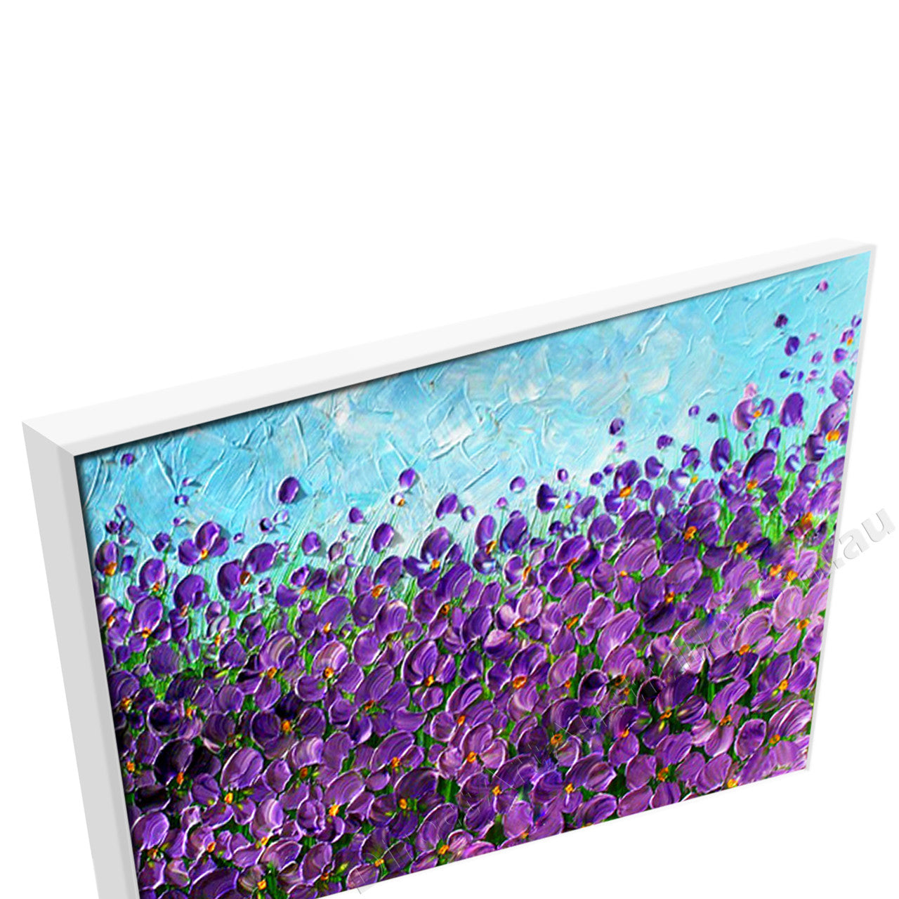 White Floating Frame