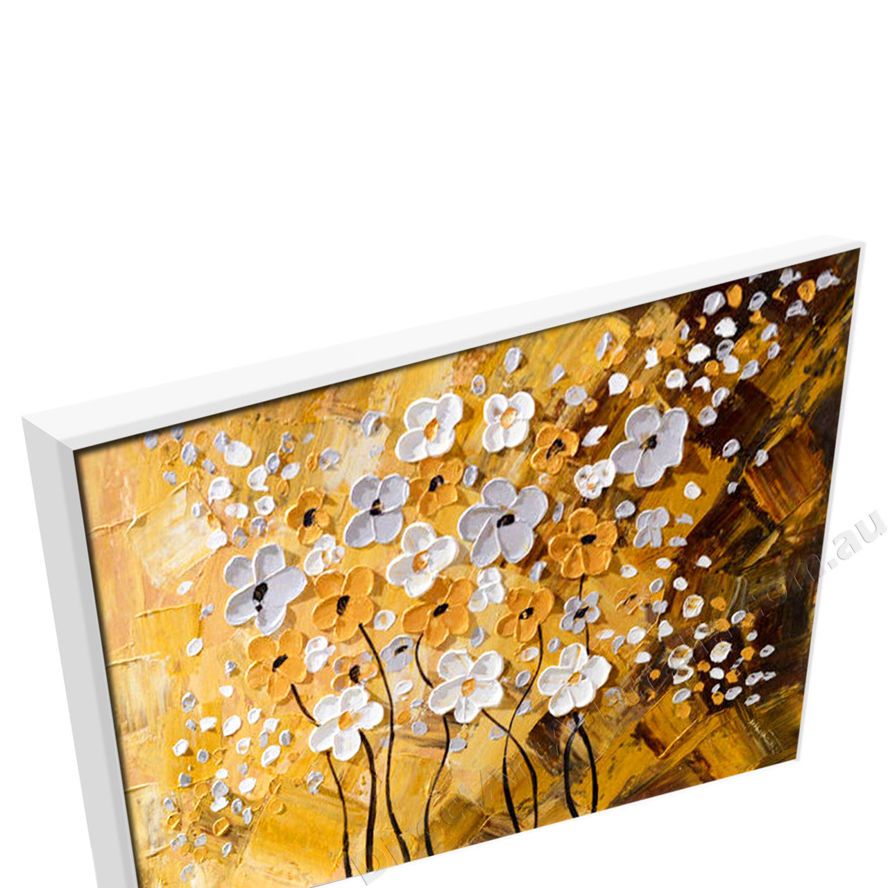 White Floating Frame