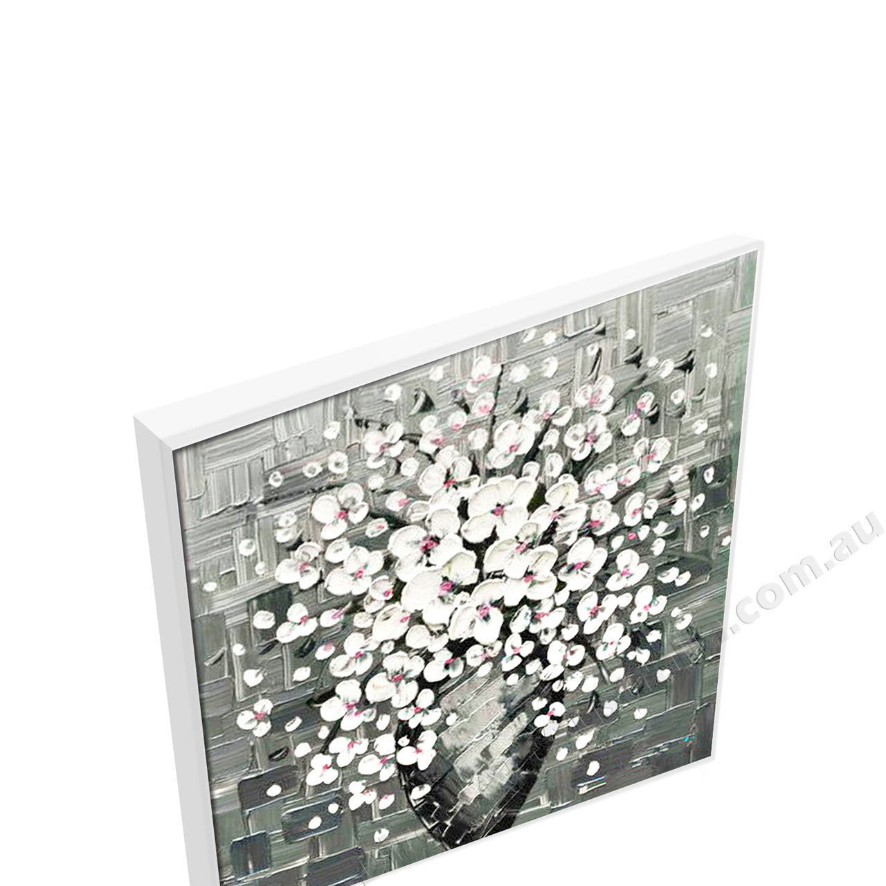 White Floating Frame
