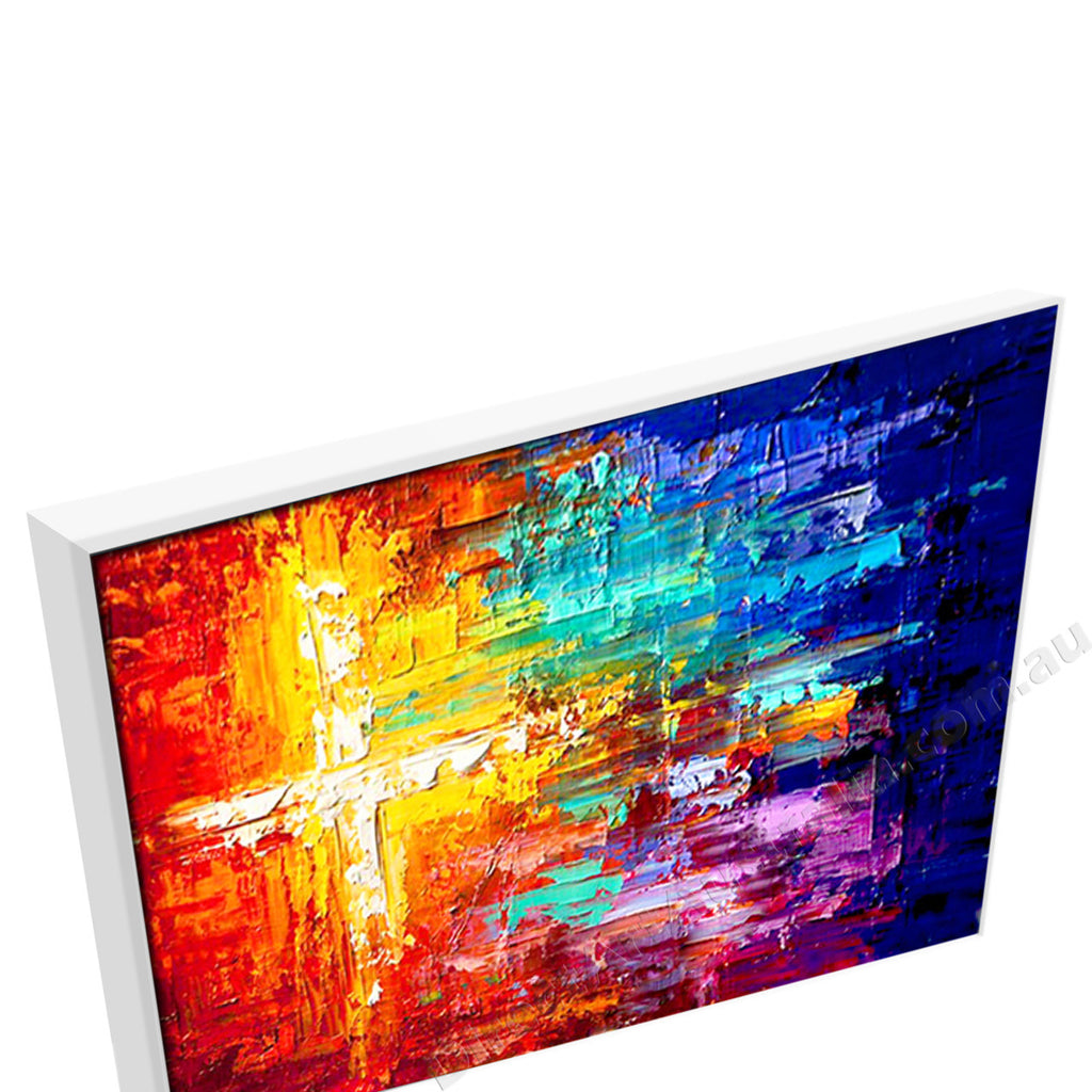 White Floating Frame