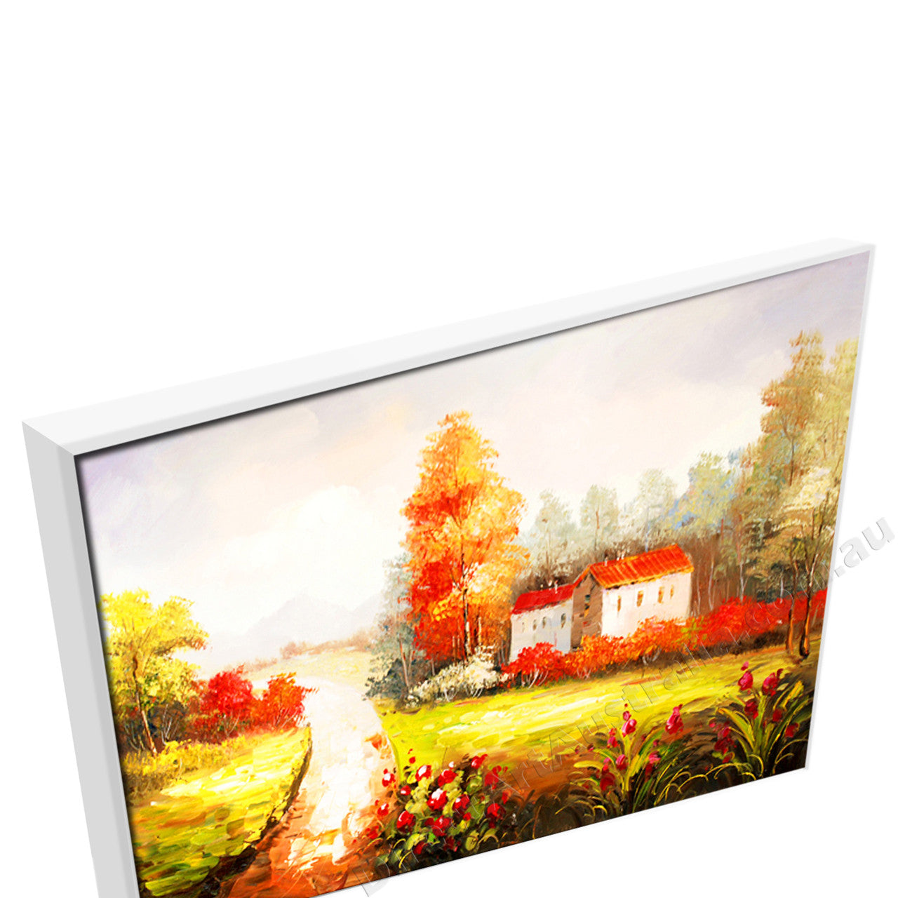 White Floating Frame