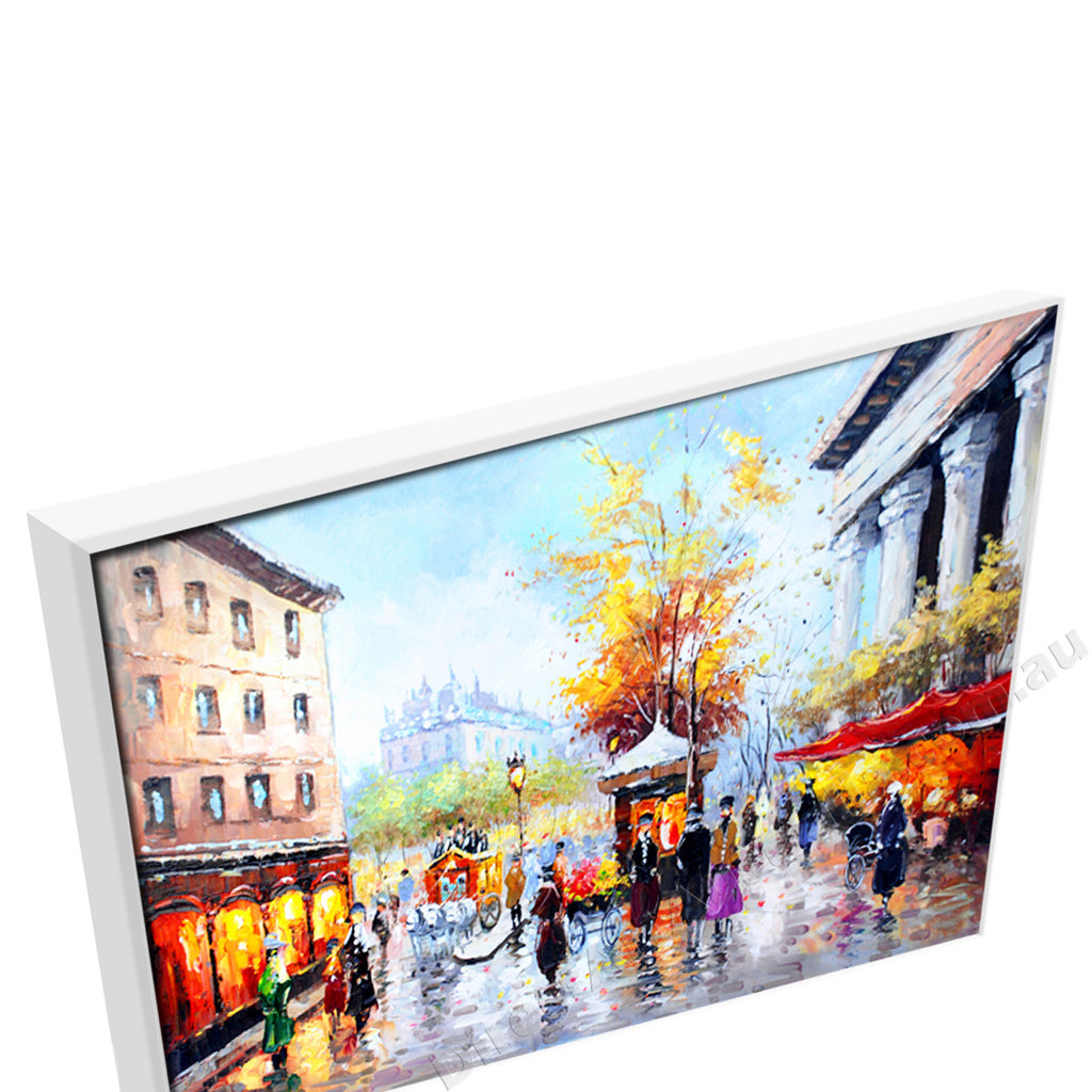 White Floating Frame