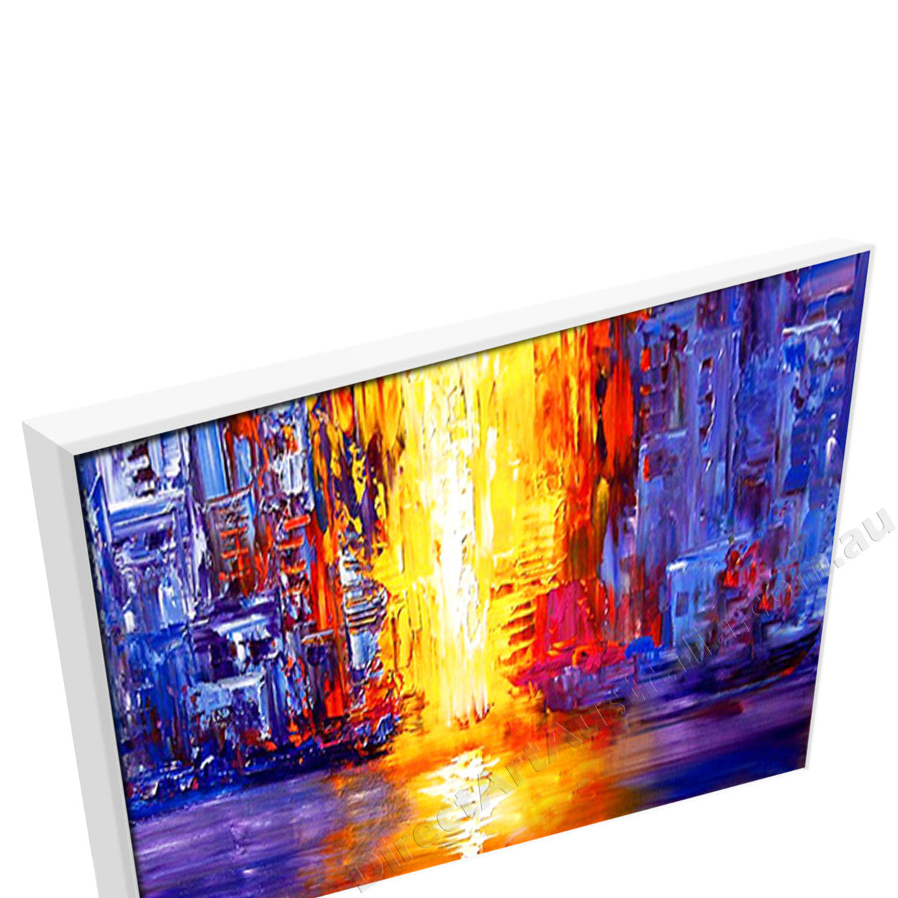 White Floating Frame
