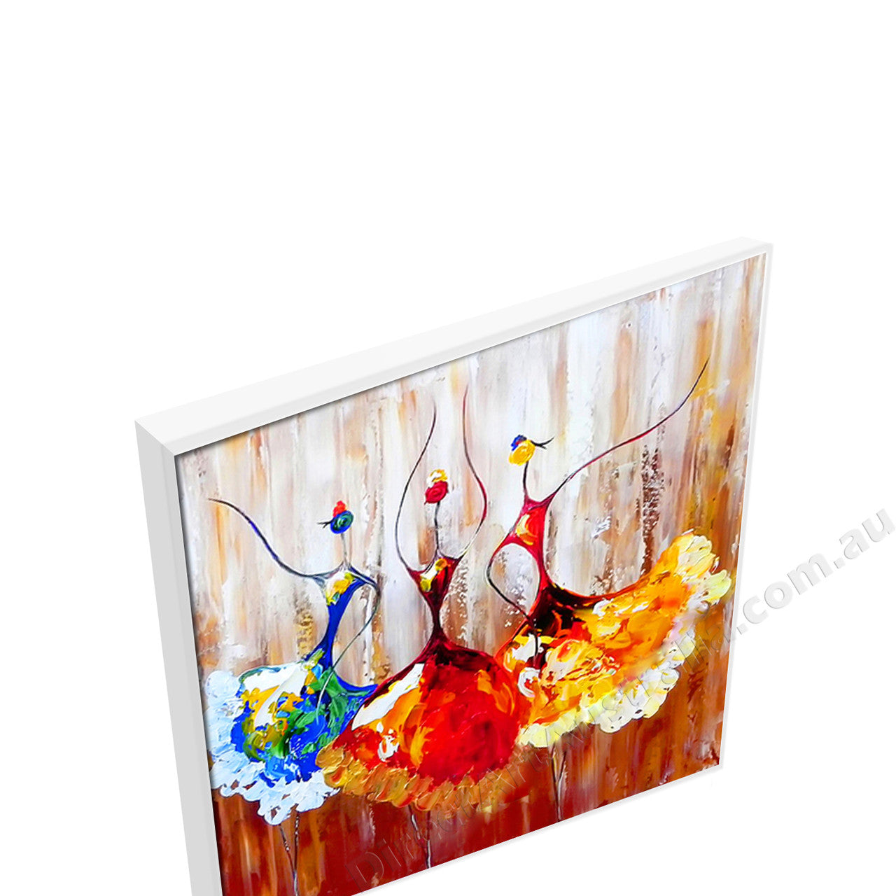 White Floating Frame