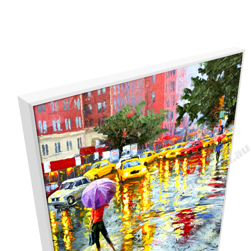 White Floating Frame