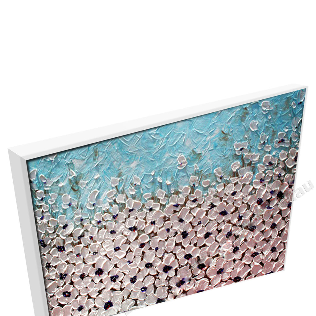 White Floating Frame