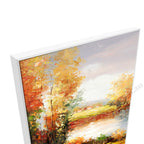 White Floating Frame