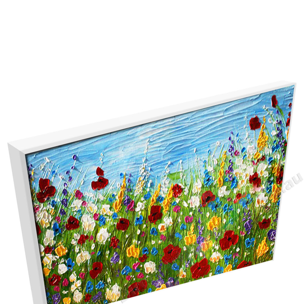White Floating Frame