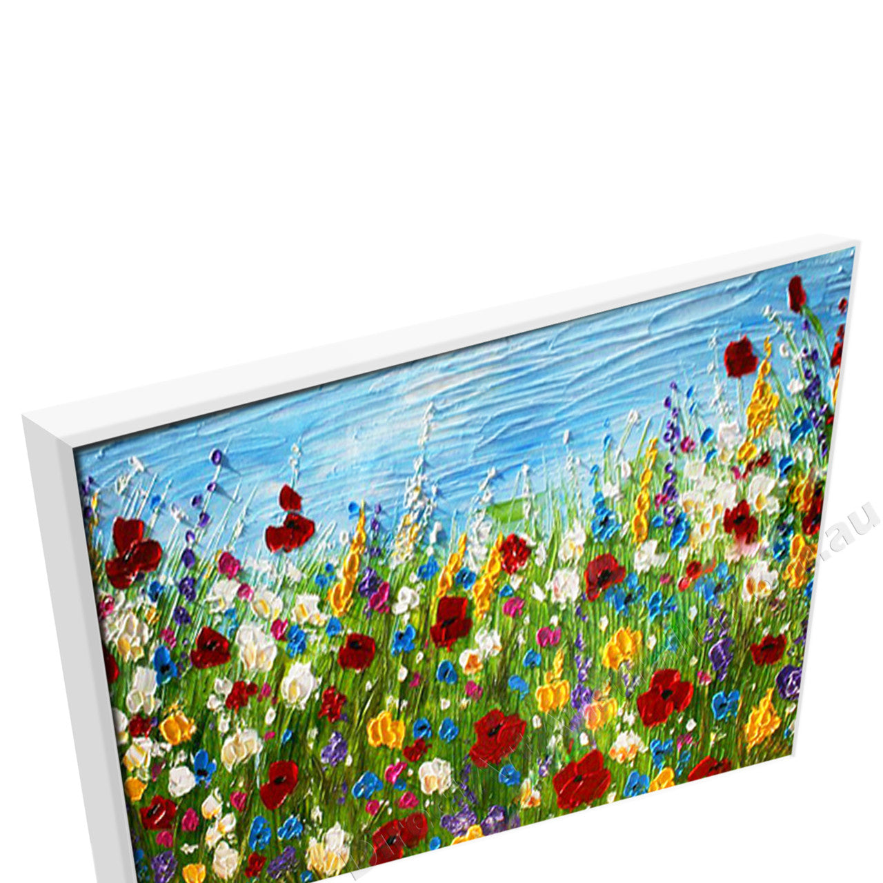 White Floating Frame