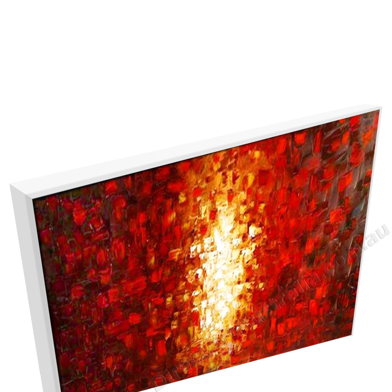 White Floating Frame