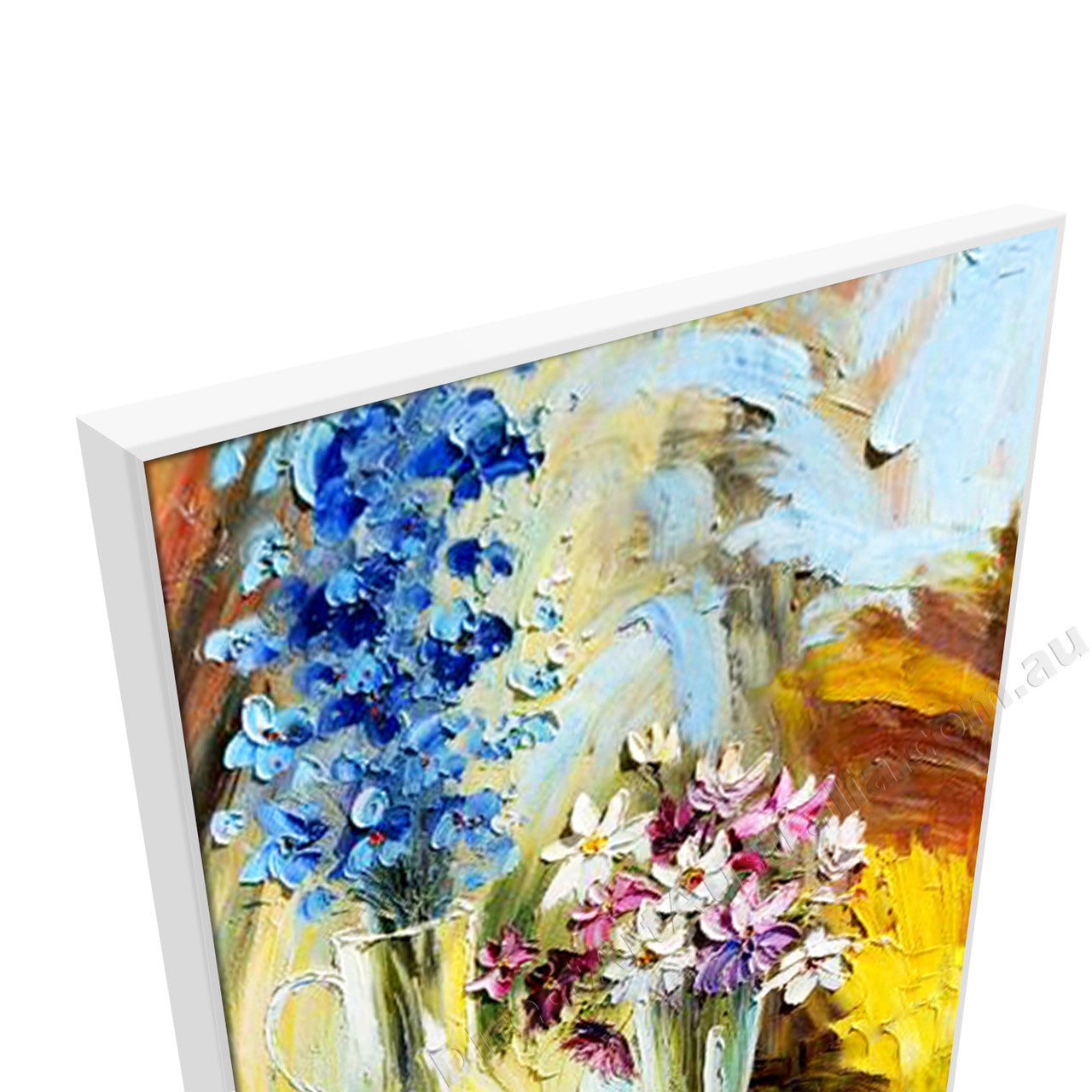 White Floating Frame