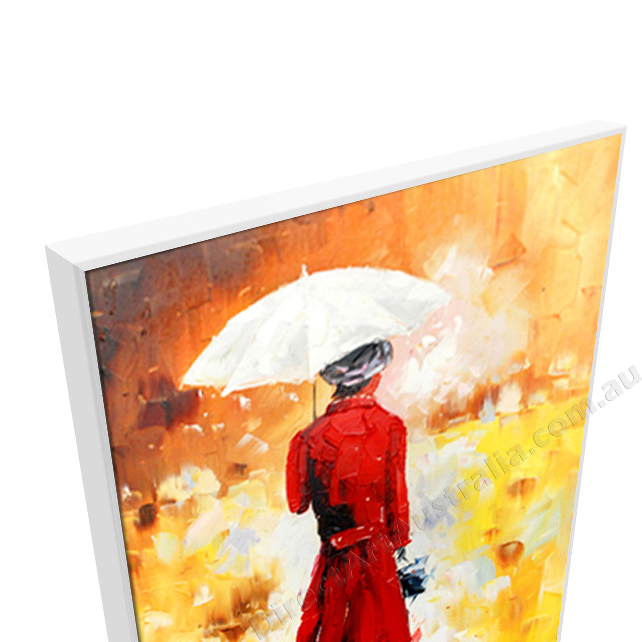White Floating Frame