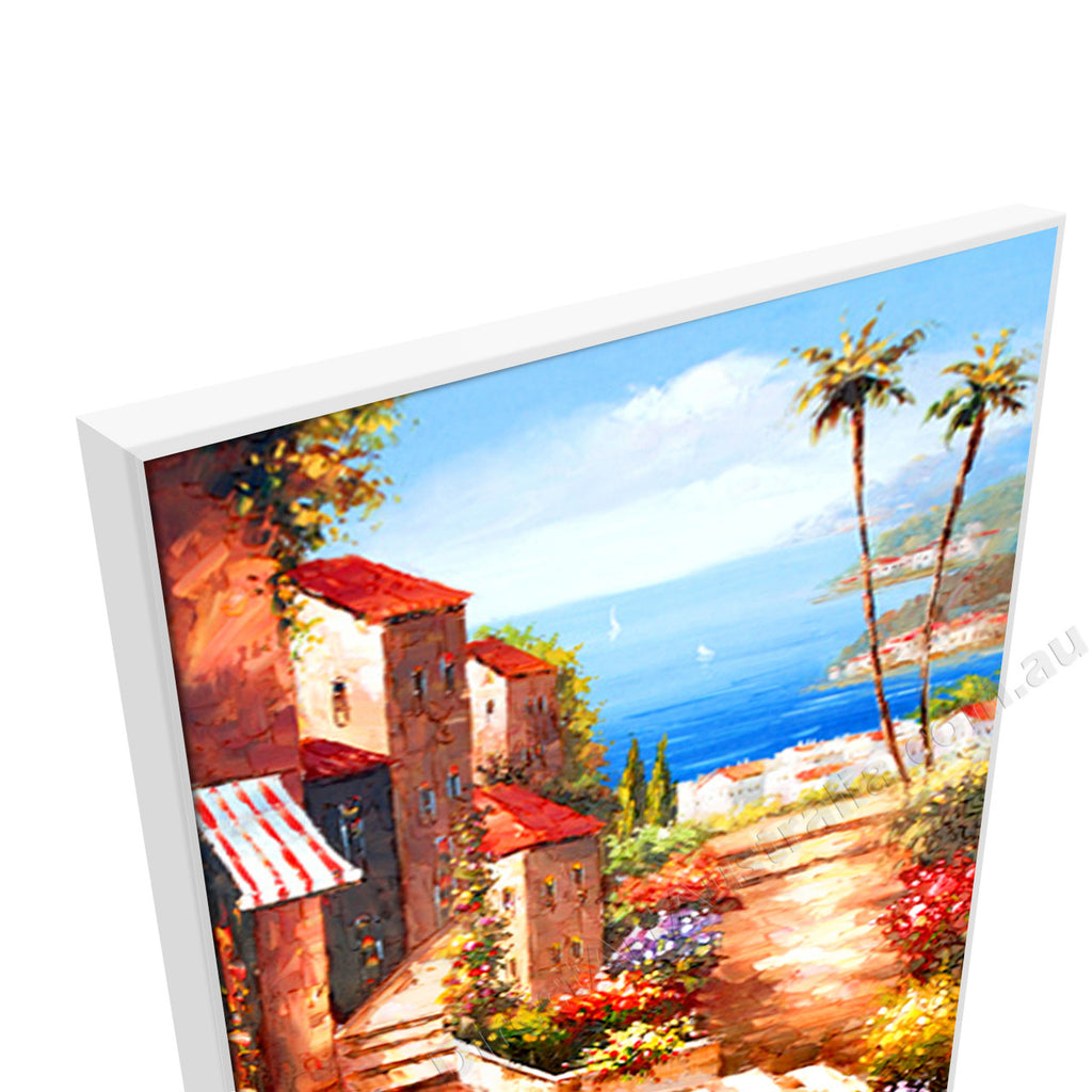 White Floating Frame