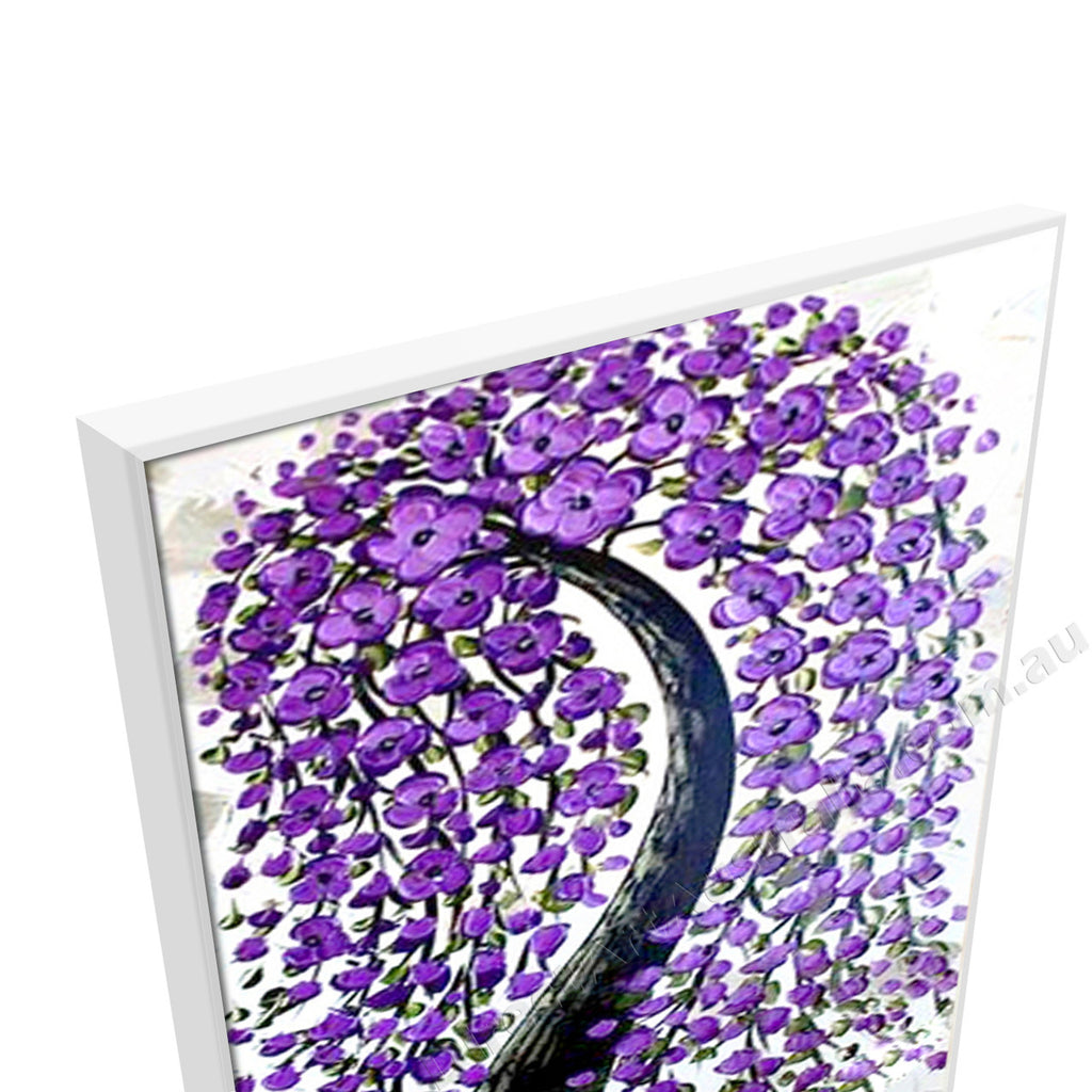 White Floating Frame