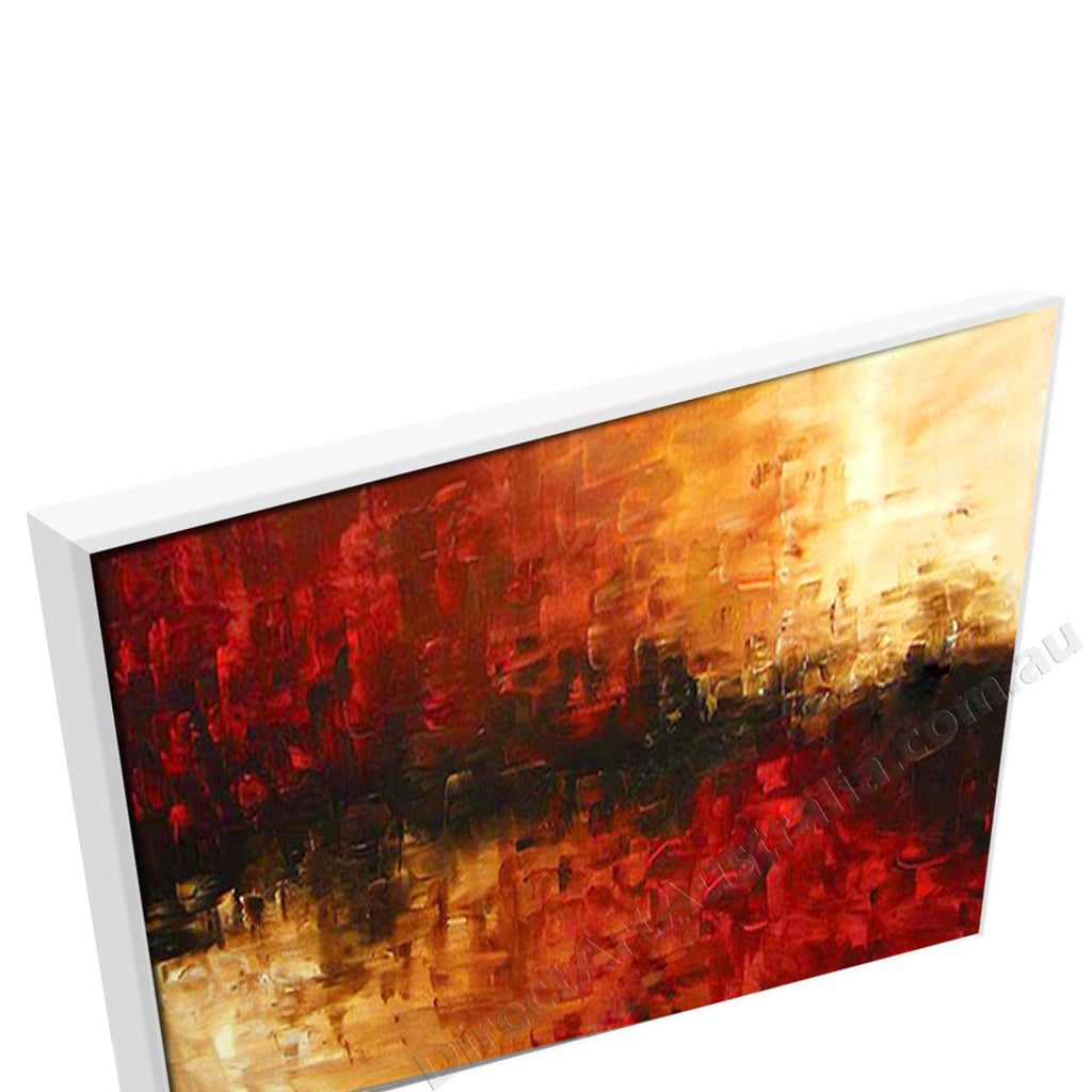 White Floating Frame