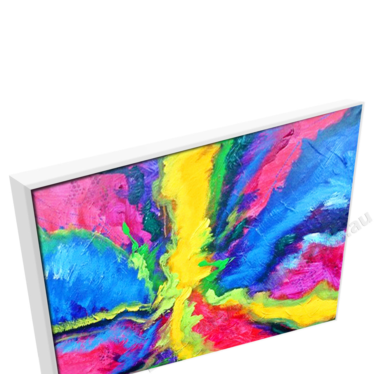 White Floating Frame