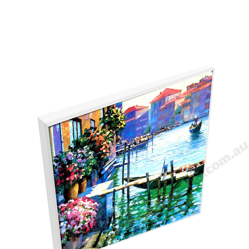 White Floating Frame