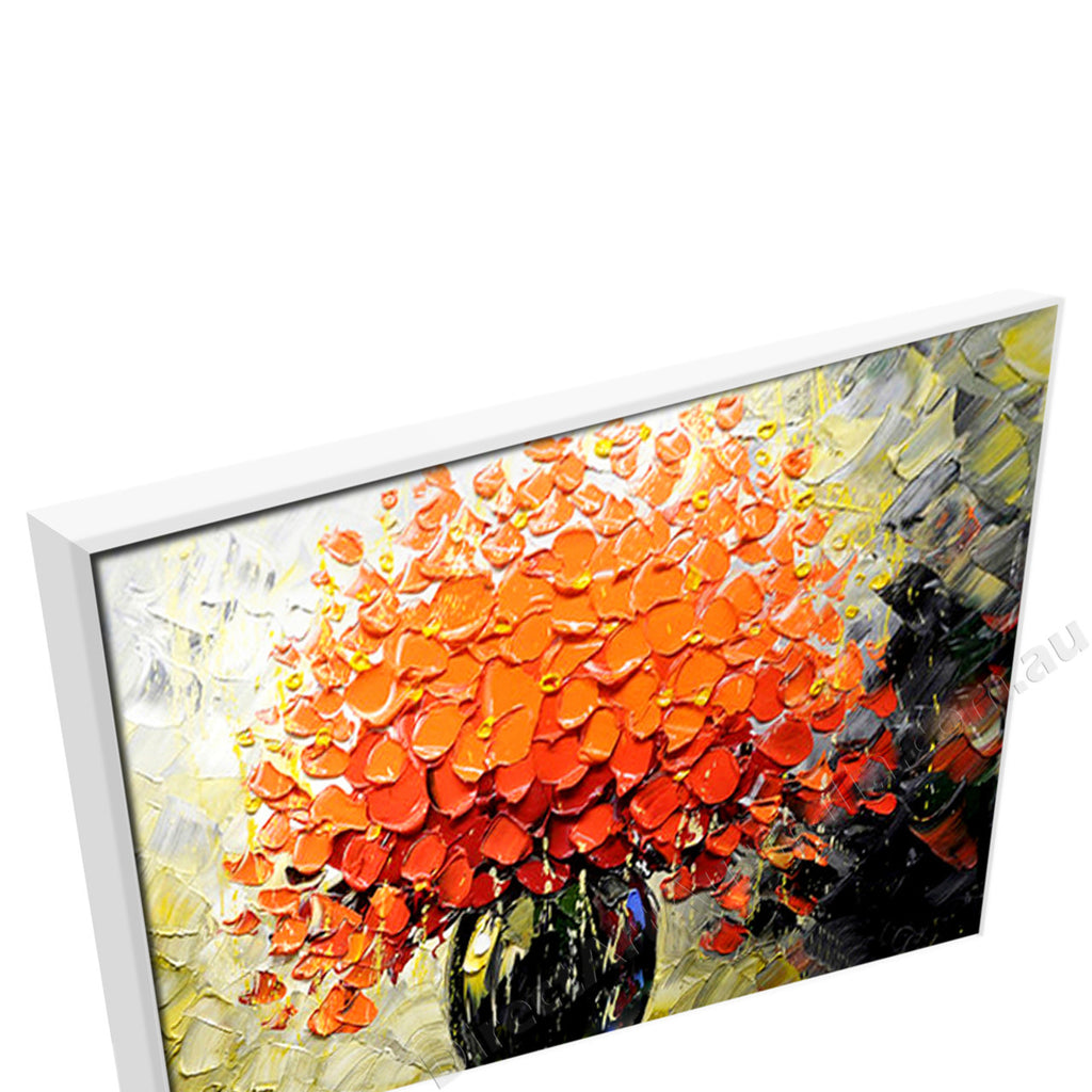 White Floating Frame