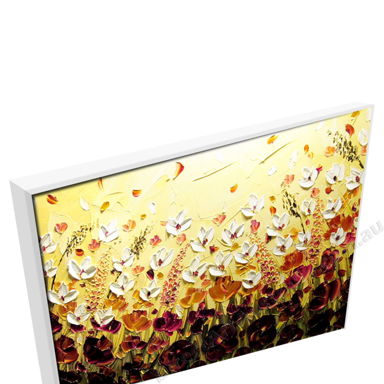 White Floating Frame