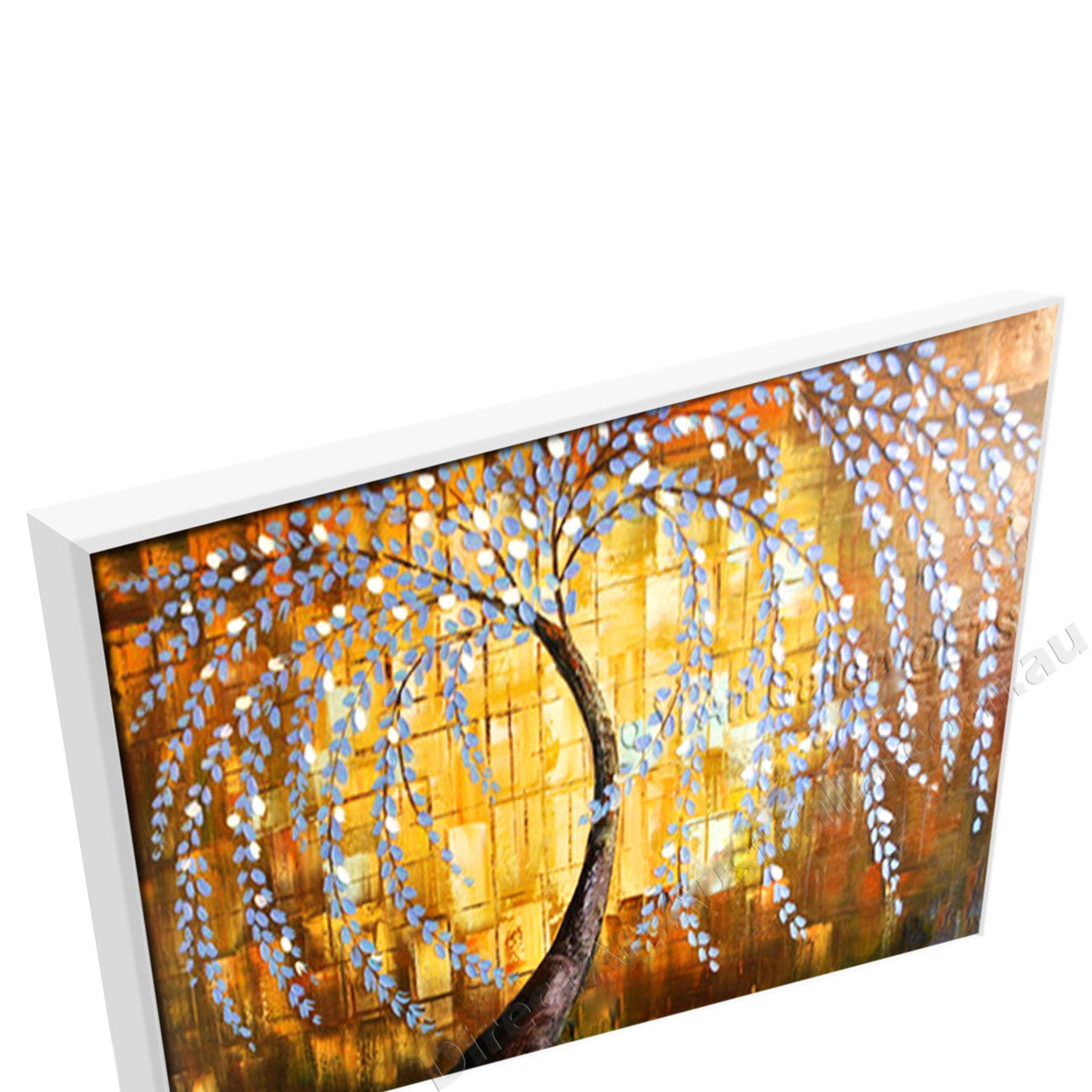 White Floating Frame