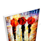 White Floating Frame