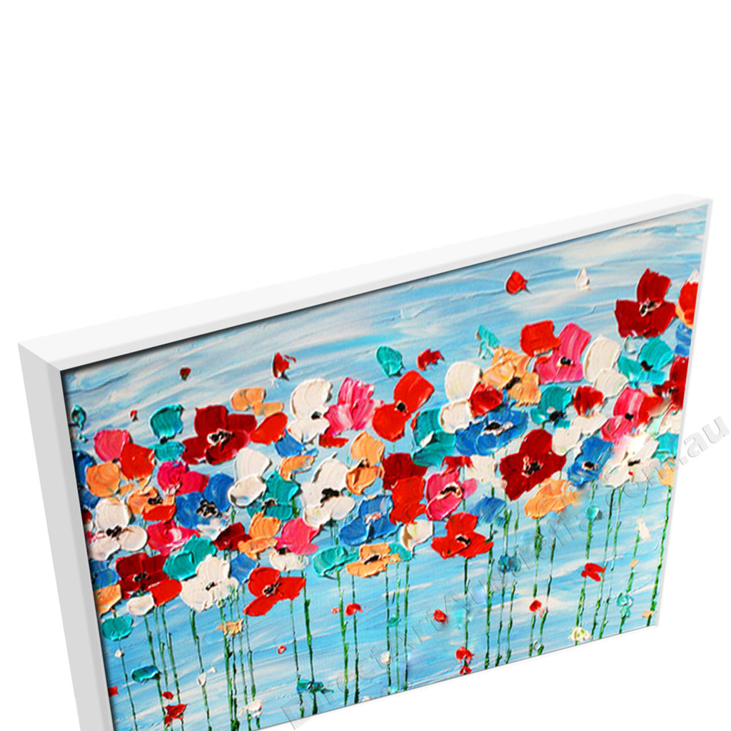 White Floating Frame