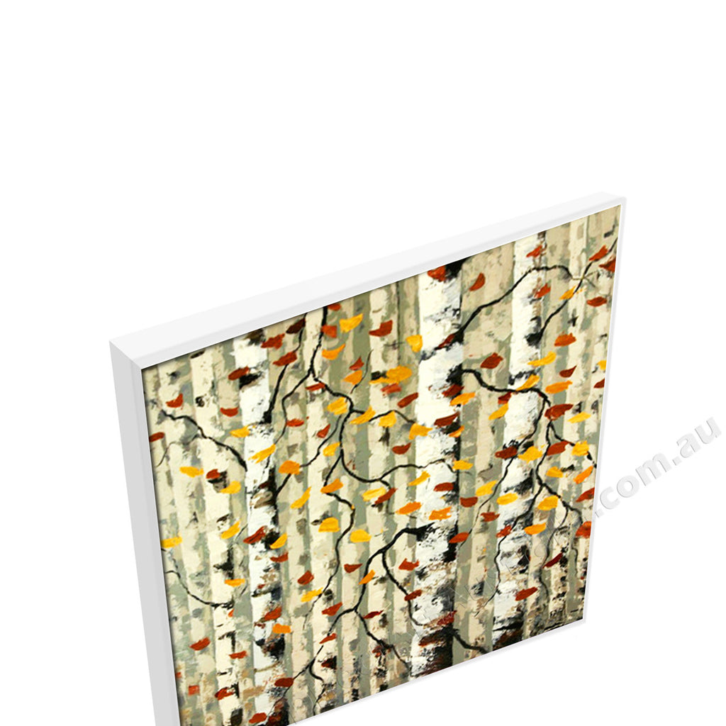 White Floating Frame